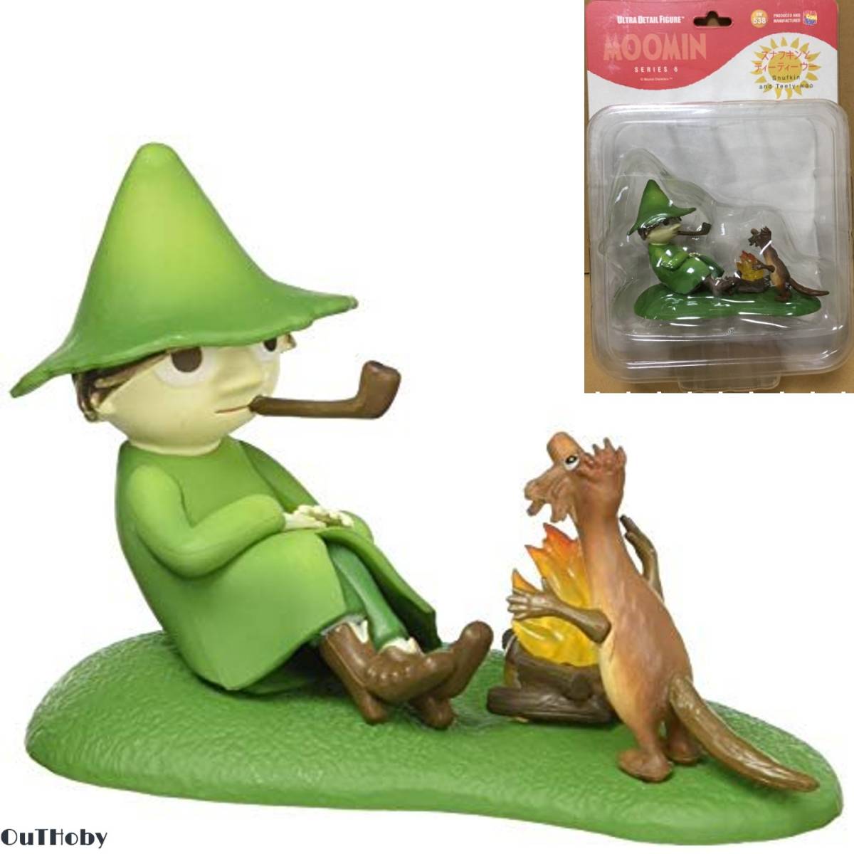 スナフキンとティーティーウー フィギュア ムーミン MOOMIN 人形 スナフキンとティーティーウー フィギュア ムーミン MOOMIN 人形