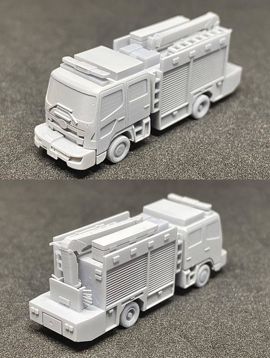 1/150 救助工作車 B ぴよファクトリー 消防車 (検索用 Nゲージ トラックコレクション トラコレ 匿名配送 送料無料_画像1