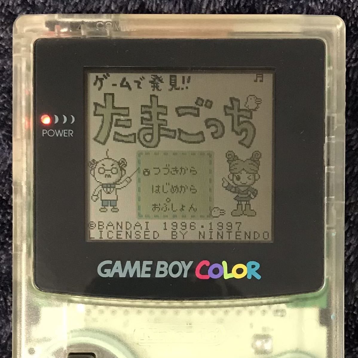 ゲームボーイカラークリアー本体＋ソフト6本セット任天堂 ニンテンドー Nintendo GBC GAMEBOYCOLOR ポケモン テリーのワンダーランド_画像5