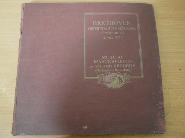 W2-034＜SP盤/5枚組＞「Beethoven:Concerto No.5 In E Flat Major / Emperor」サージェント/ロンドン交響楽団_画像1