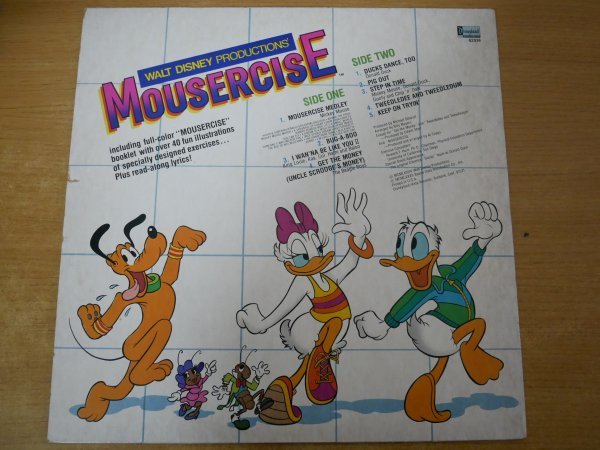 W2-303＜LP/US盤＞「Walt Disney Productions' Mousercise」_画像2