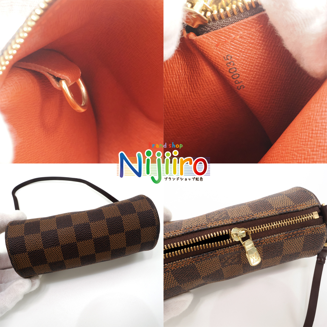 【ほぼ新品】ルイヴィトン　LOUIS VUITTON 　ダミエ　パピヨン 30　ハンドバッグ　ポーチ付き　トートバッグ　ブラウン_画像8