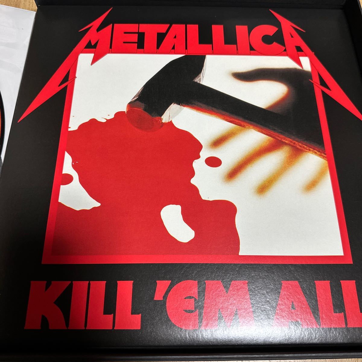 開封済み未使用国内流通仕様metallica kill'em all Deluxe Box Setリマスター・デラックス・ボックス・セット(生産限定盤)_画像5