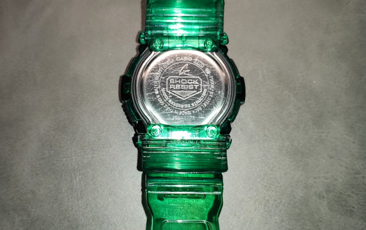 レアカスタム CASIO 腕時計 G-SHOCK GW-7900B スケルトングリーン 電波タフソーラー_画像8