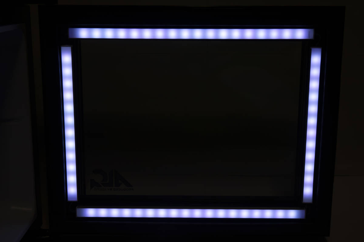 アローン ALLONE LED内蔵ミニ ゲーミング 冷蔵庫 20L ALG-GMMFL20L の画像8