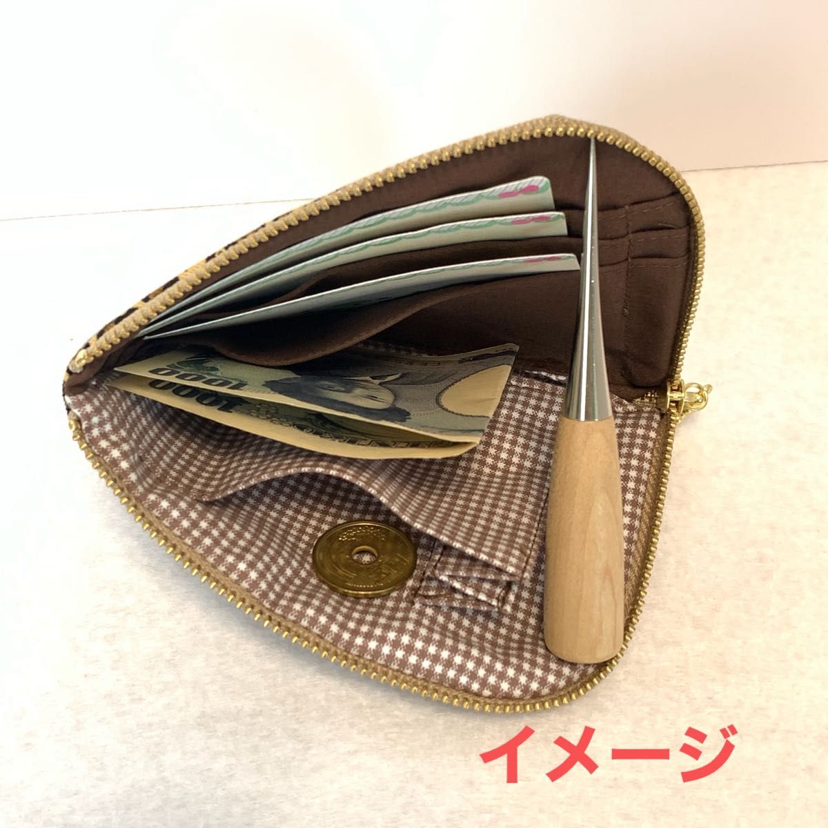 【小銭入れ】【財布】【L字型ポーチ】【小物入れ】【コインケース】【アクセサリーケース】【男女兼用】