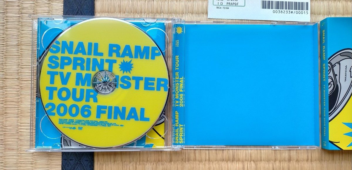 cd DVD 2個セット スネイプランプ ベスト ライブ snail ramp SPRINT TRACK single collection TV MONSTER TOUR 2006 FINAL BEST 美品_画像5