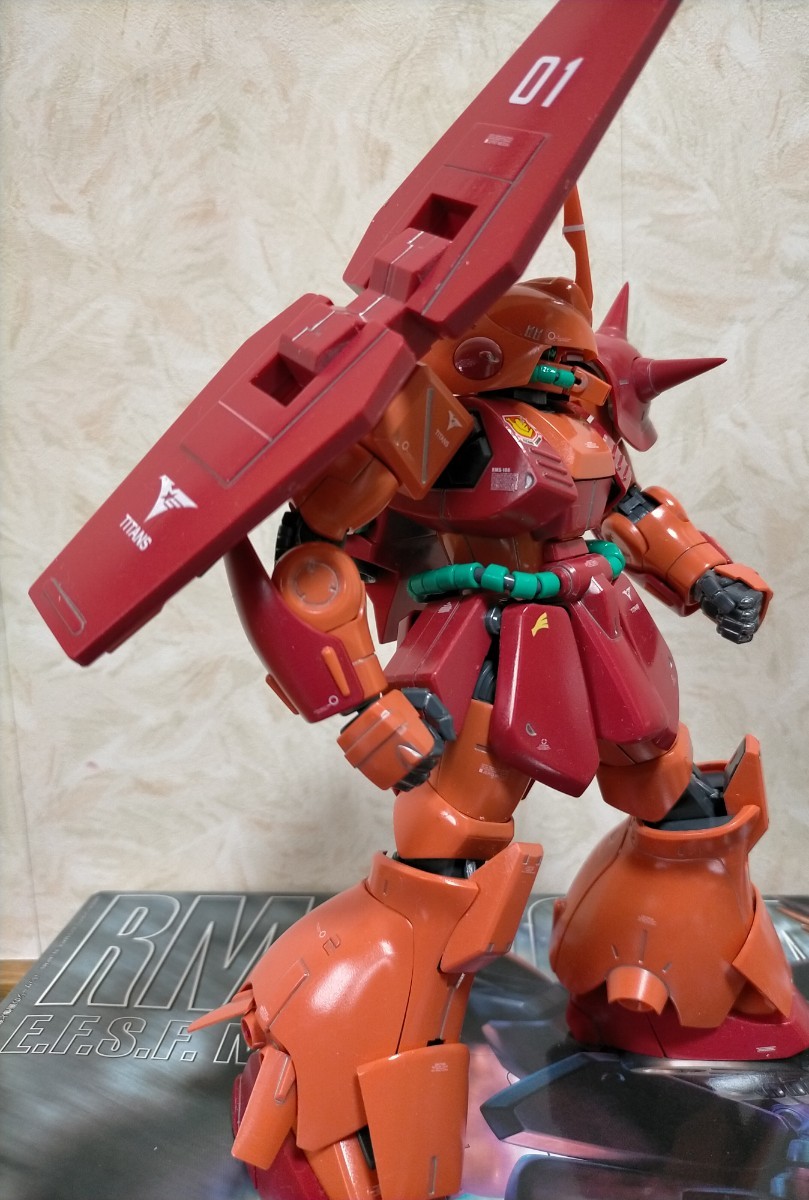 ガンプラ 完成品 MG 1/100 マラサイ　RMS-108 MARASAI バンダイ 機動戦士 ガンダム Zガンダム BANDAI GUNDAM _画像4