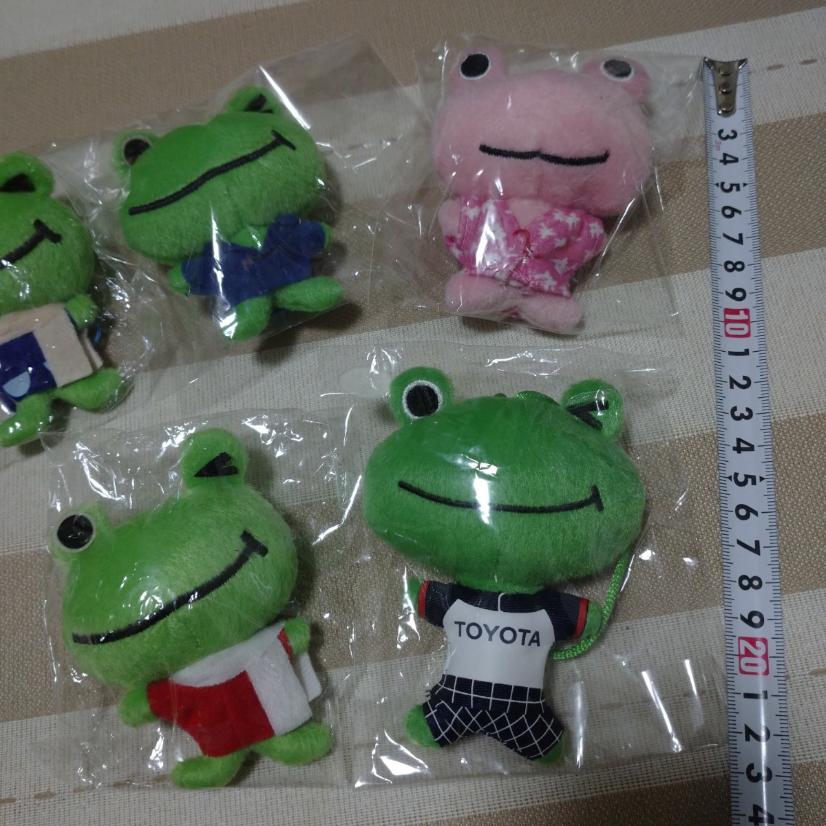 TOYOTA frog マスコット セット グッズ コレクション トヨタ ロゴ 非売品 ノベルティ 限定 カエル limited mascot collection character ⑦_画像3
