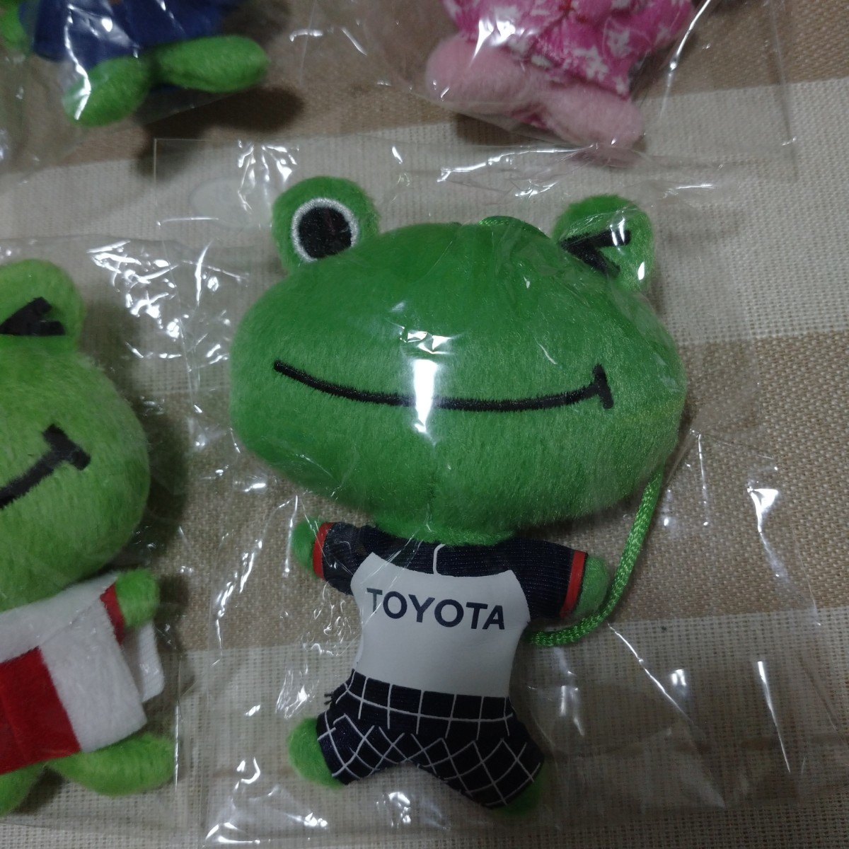 TOYOTA frog マスコット セット グッズ コレクション トヨタ ロゴ 非売品 ノベルティ 限定 カエル limited mascot collection character ⑦_画像5