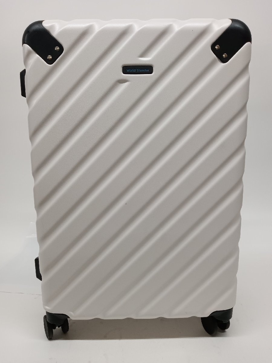 ACE World Traveler エース ワールドトラベラー エラコール スーツケース 63L ホワイト系色 AE-04097 R2311-195_画像1