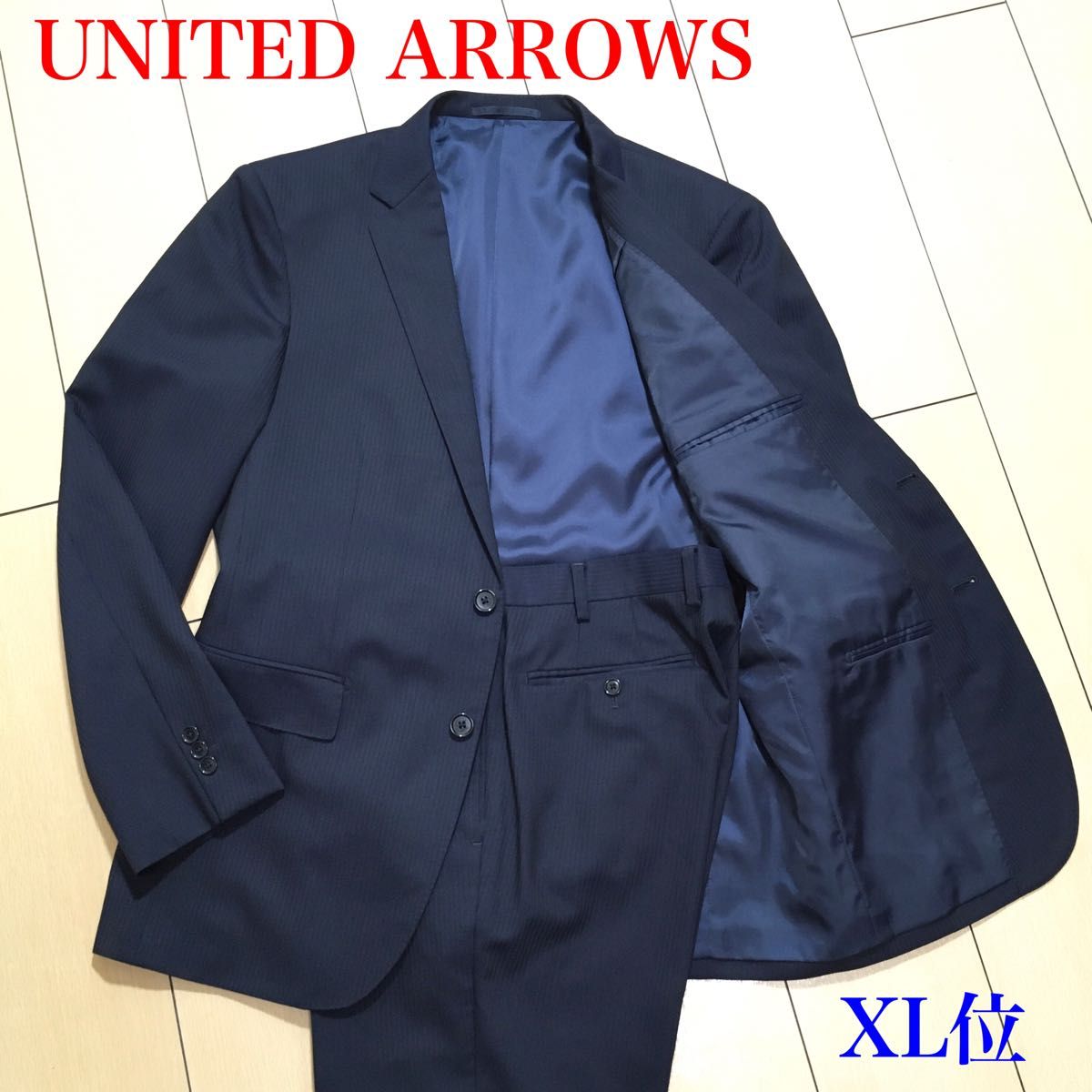 UNITED ARROWS セットアップ スーツ ネイビー-