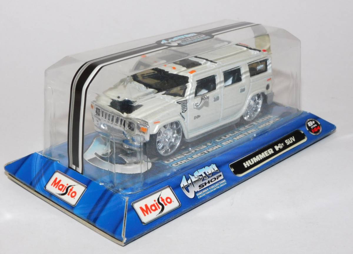 未開封】Maisto 1/64 HUMMER H2 SUV CUSTOM ローダウン マイスト