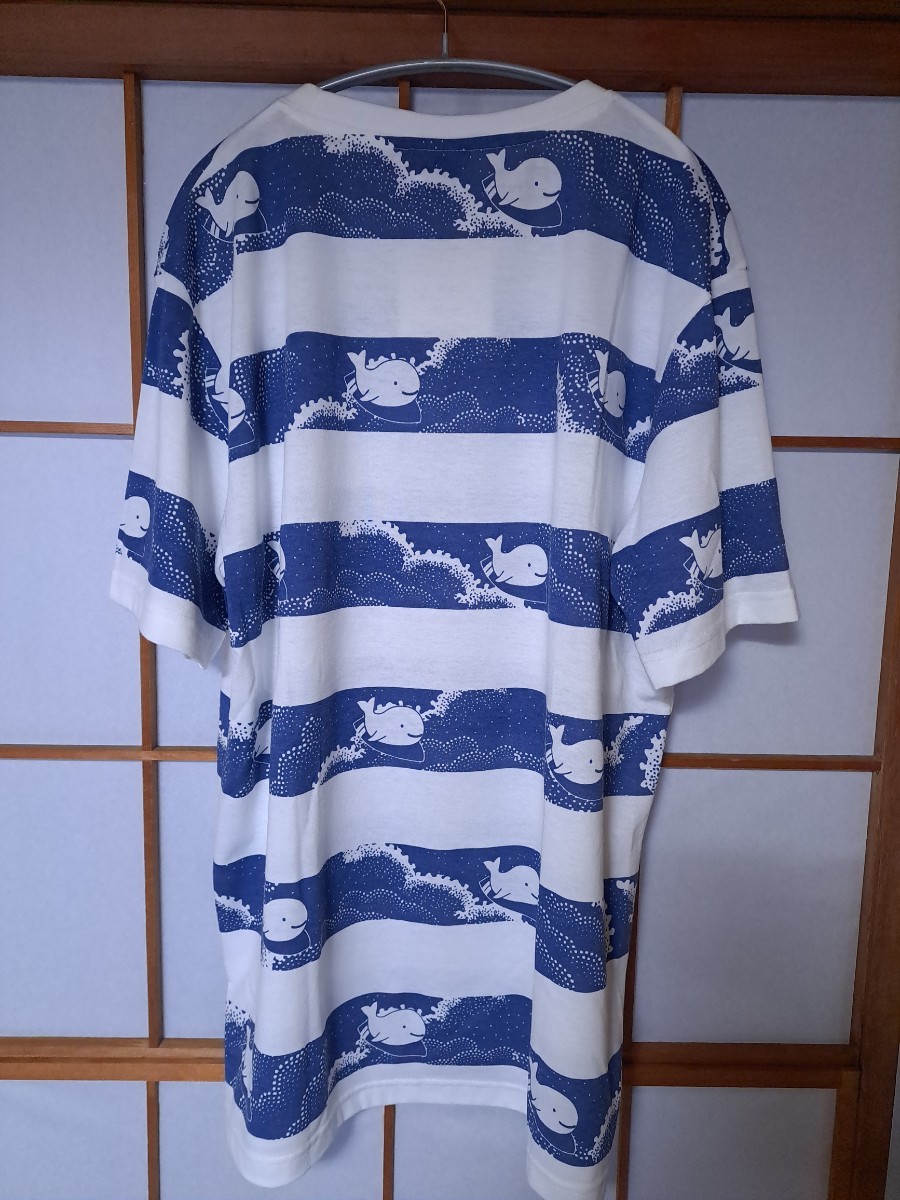 新品 未使用 FAT　ANIMALS　３L　 半袖Tシャツ 大きめ メンズ ルームシュア パジャマ 送料無料即決　 Bら　ビック　くじら_画像2