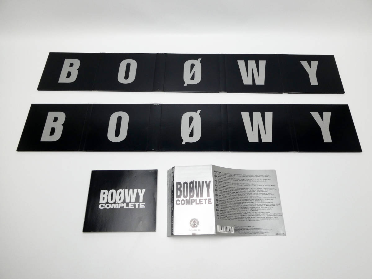 完全限定生産盤 10枚組CD-BOX ボウイ BOOWY COMPLETE ブックレット付 ロックバンド 氷室京介 布袋寅泰 松井恒松 高橋まこと 東芝EMI_画像6