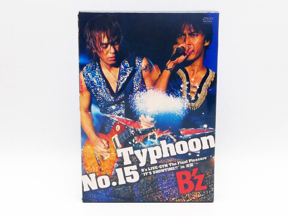 3枚組DVD Typhoon No.15 B'z LIVE-GYM The Final Pleasure ”IT's SHOWTIME!!” in 渚園 LOVE PHANTOM 裸足の女神 TIME タイフーン_画像1