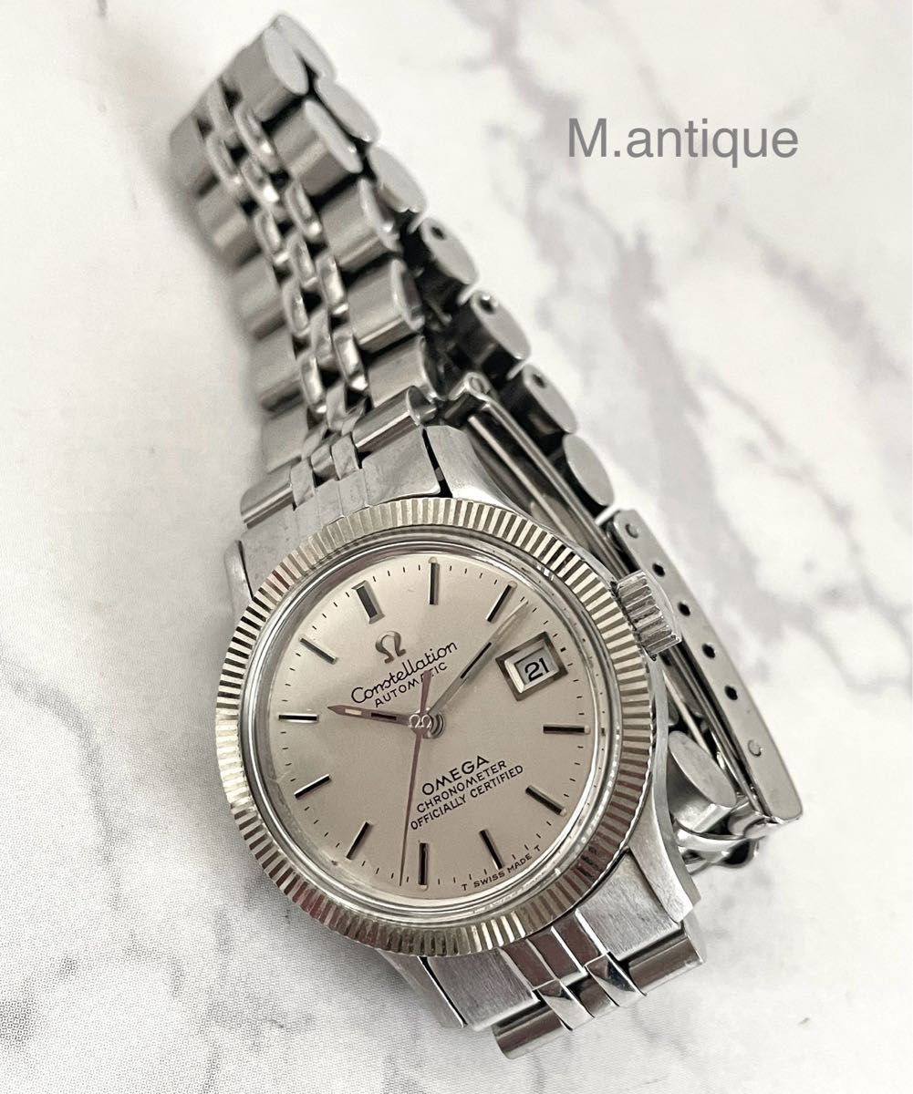 OH済】OMEGA コンステレーション 18K WGベゼル クロノメーター OH済】OMEGA コンステレーション 18K WGベゼル クロノメーター