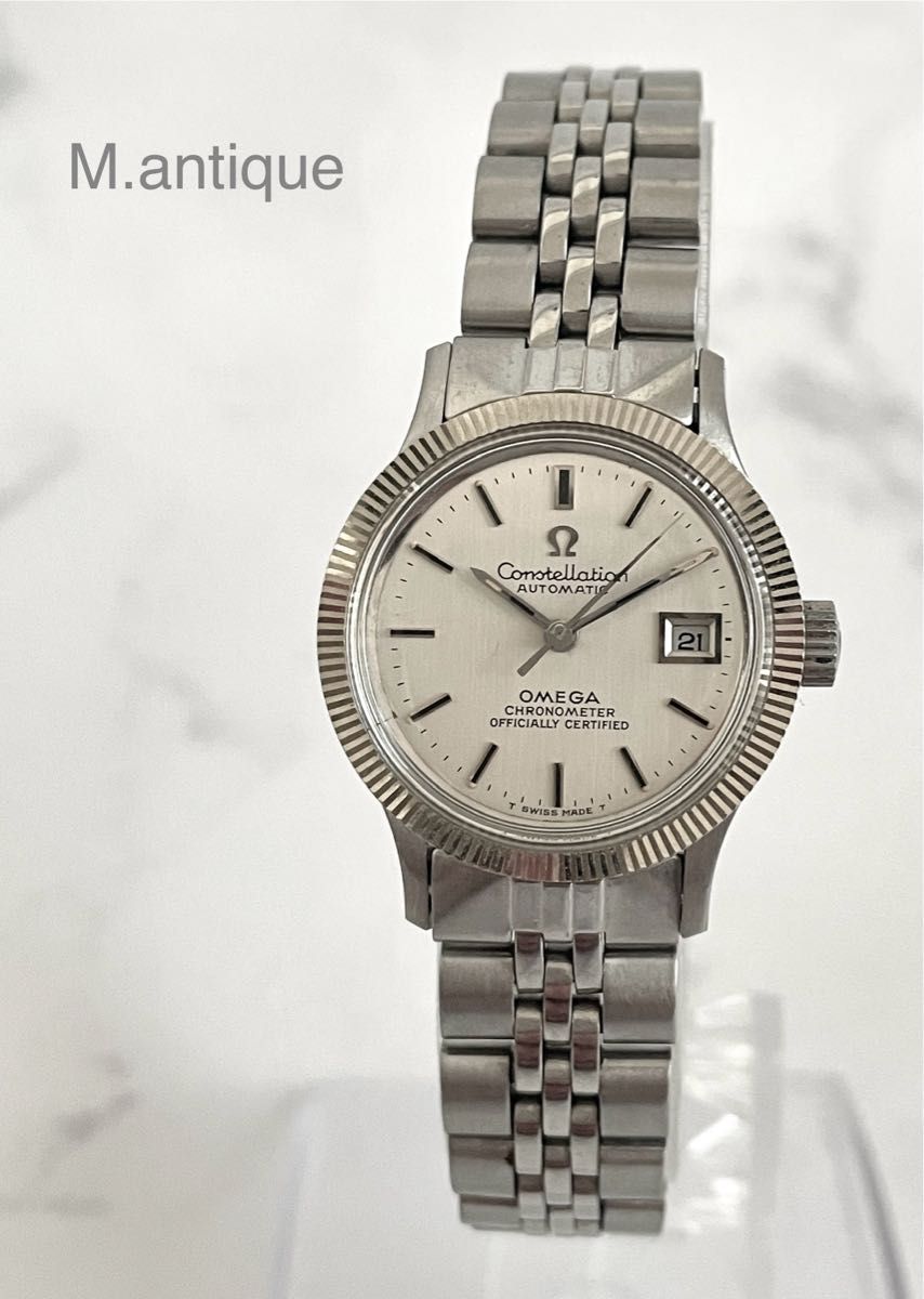 OH済】OMEGA コンステレーション 18K WGベゼル クロノメーター OH済】OMEGA コンステレーション 18K WGベゼル クロノメーター