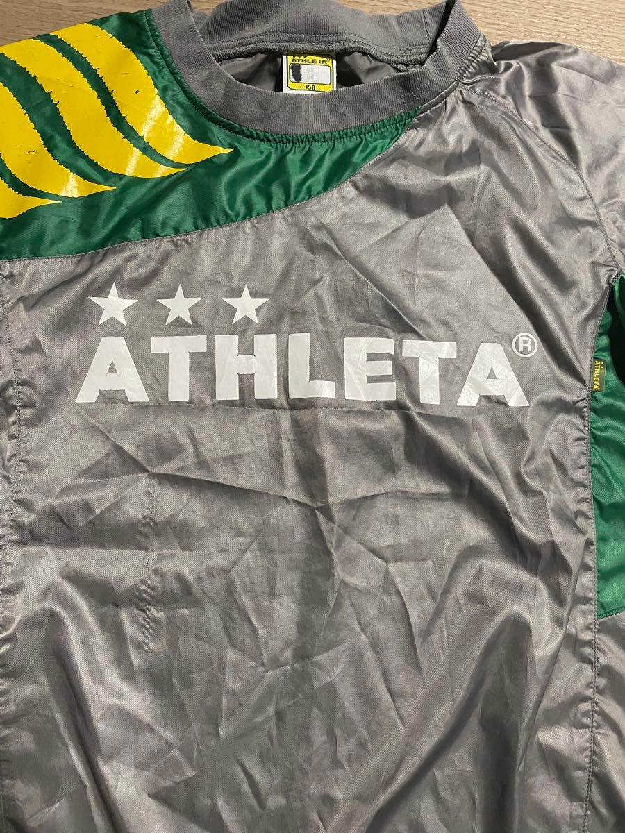 アスレタ　セットアップ　150㎝　ピステ　ATHLETA  ナイロン　上下セット　サッカー　トレーニング　スポーツ　 