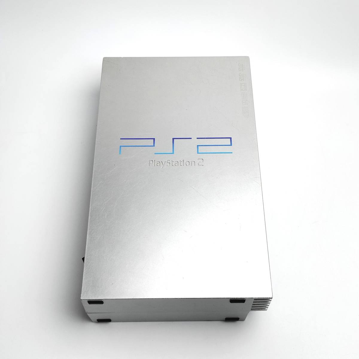 動作確認済み 希少カラー サテンシルバー PS2 本体セット 動作確認済み 希少カラー サテンシルバー PS2 本体セット