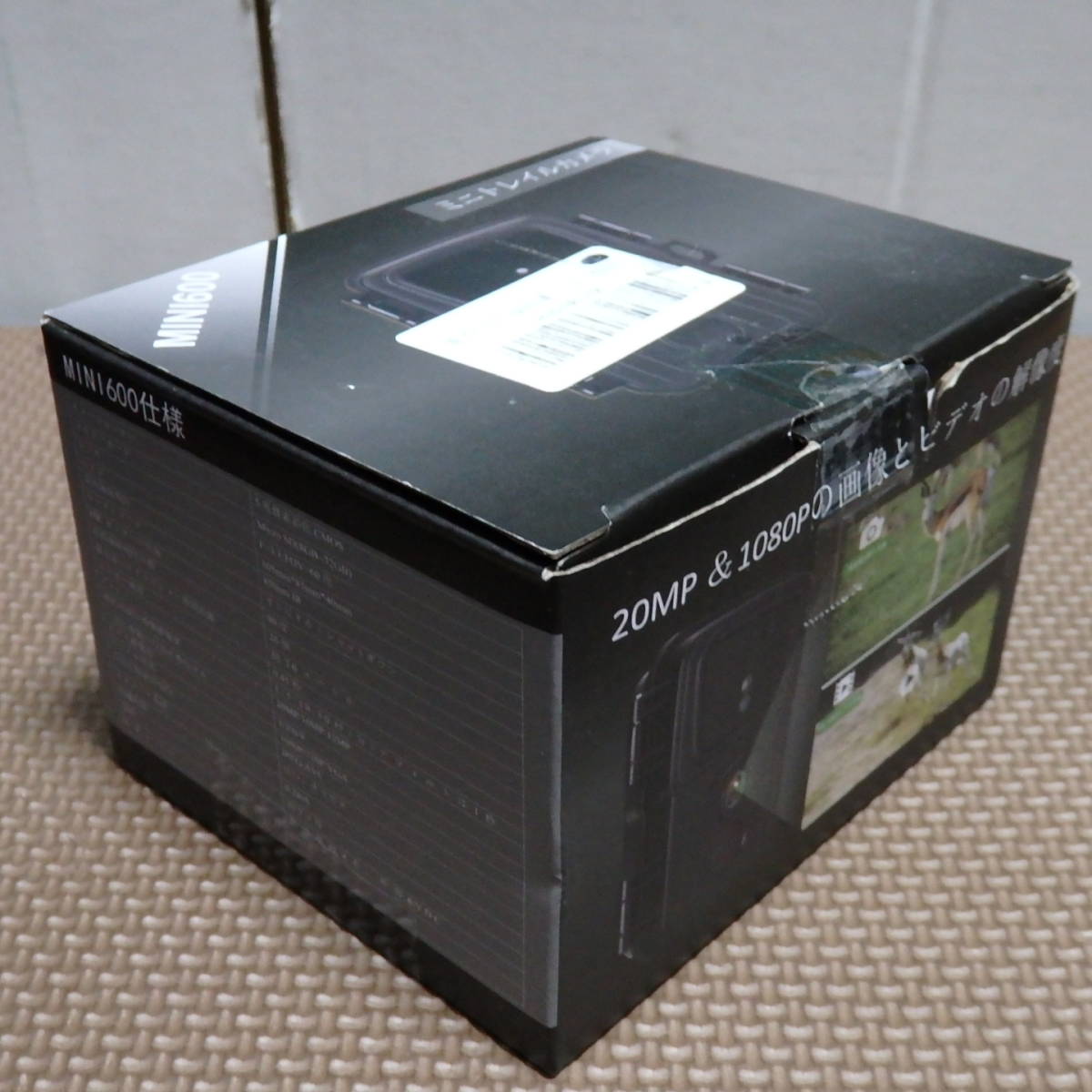 SUNTEK ミニトレイルカメラ MINI600 ブラック 1080p Full HD 20MP 小型 赤外線LED 動体検知 夜間対応 乾電池式 迷彩_画像7