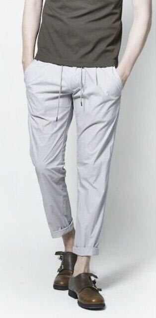 【junhashimoto】ジュンハシモト EASY TUCK PANTS SOLOTEX SUCKER テーパード イージー タック パンツ 4 ホワイト グレー 美品 定価30800円_画像1