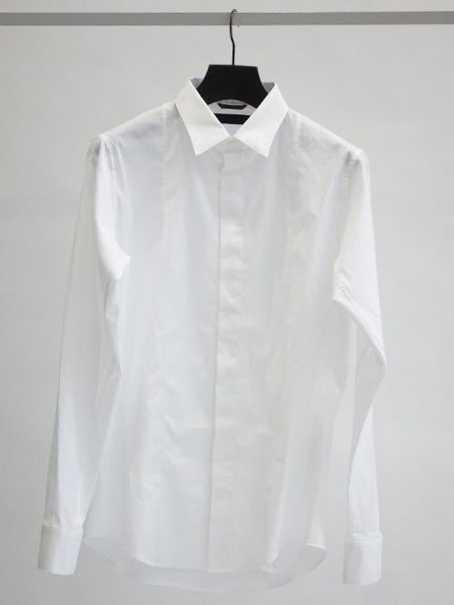 【junhashimoto】ジュンハシモト DRESS SHIRTS 長袖 ビジネス ドレス シャツ 3 ホワイト タグ付き 新品 未着用_画像2