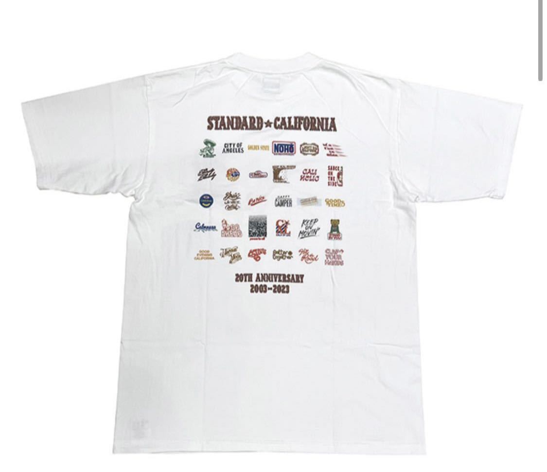 Standard California 20thAnniversary キムタク着スタンダードカリフォルニア　tシャツ 20周年　新品 サイズM 半袖Tシャツ_画像2