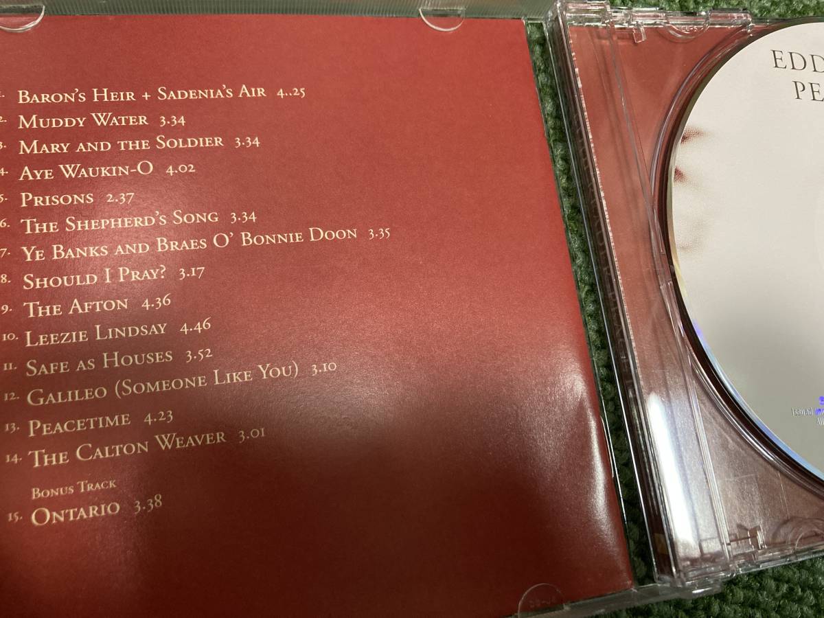 【CD】EDDI READER ☆ Peacetime 輸入盤 US Compass Records 07年 スコティッシュポップ 名盤 ボーナストラック1曲 良品の画像3