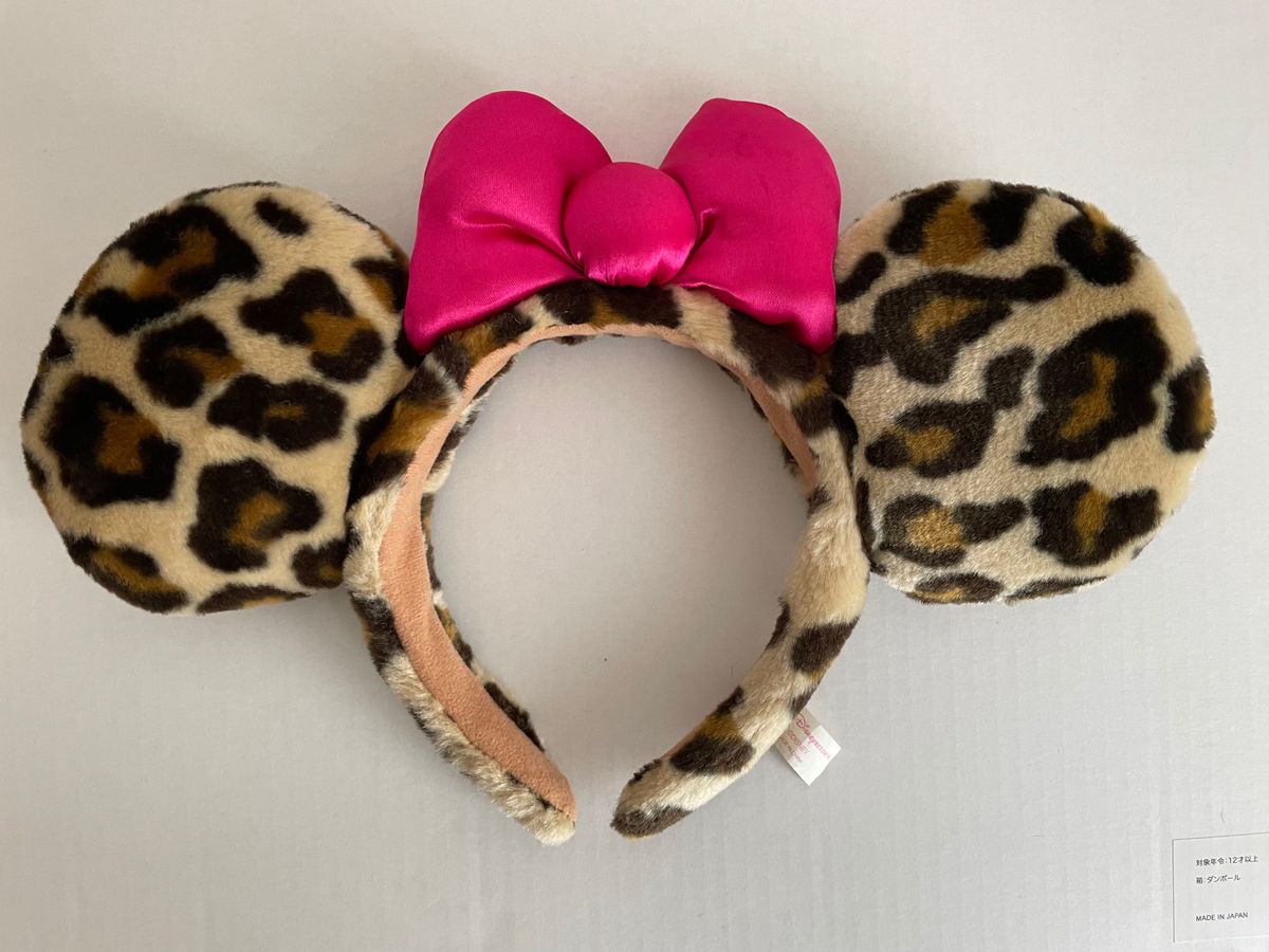 ディズニー ミニーカチューシャ ヒョウ柄 ディズニーリゾート ディズニー ミニーカチューシャ ヒョウ柄 ディズニーリゾート