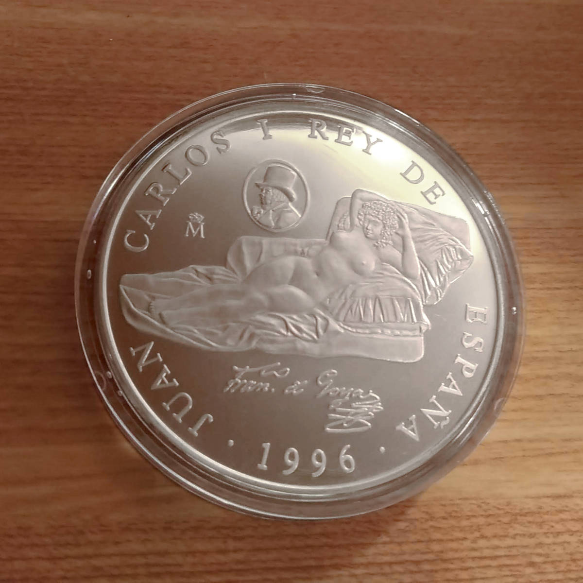 ヤフオク スペイン ペセタ 銀貨 1996年 フアン カル