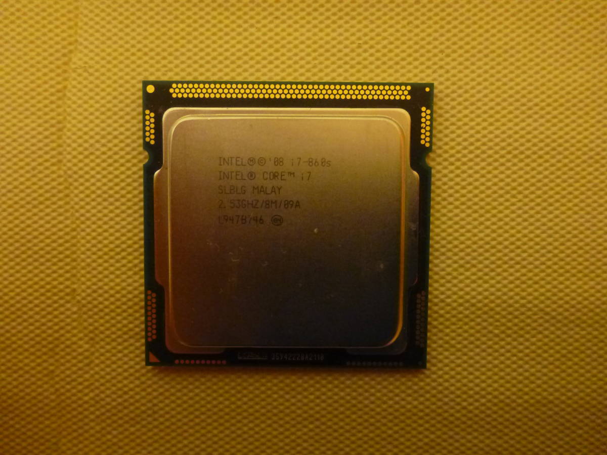 管理番号　T-01059 / INTEL / CPU / Core i7-860・860s / LGA1156 / 全11個セット / BIOS起動確認済み / ゆうパケット発送 / ジャンク扱い_画像5