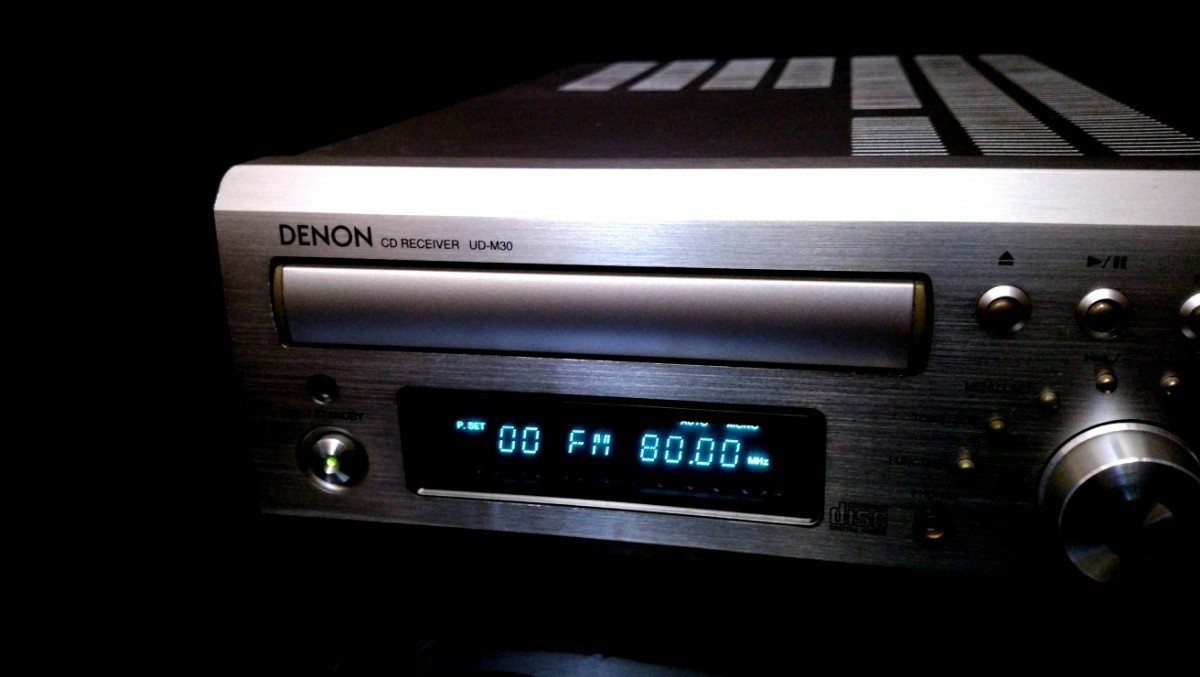 DENON デノン 高音質CDレシーバー♪除菌クリーニング品♪ワイドFM対応_画像1