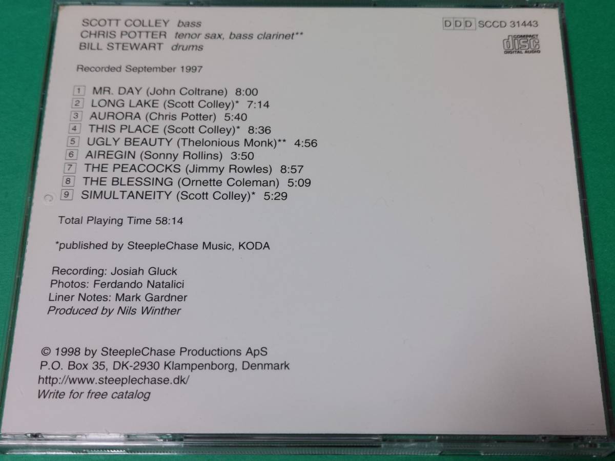 A 【輸入盤】 Scott Colley Trio / This Place 中古 送料4枚まで185円_画像2