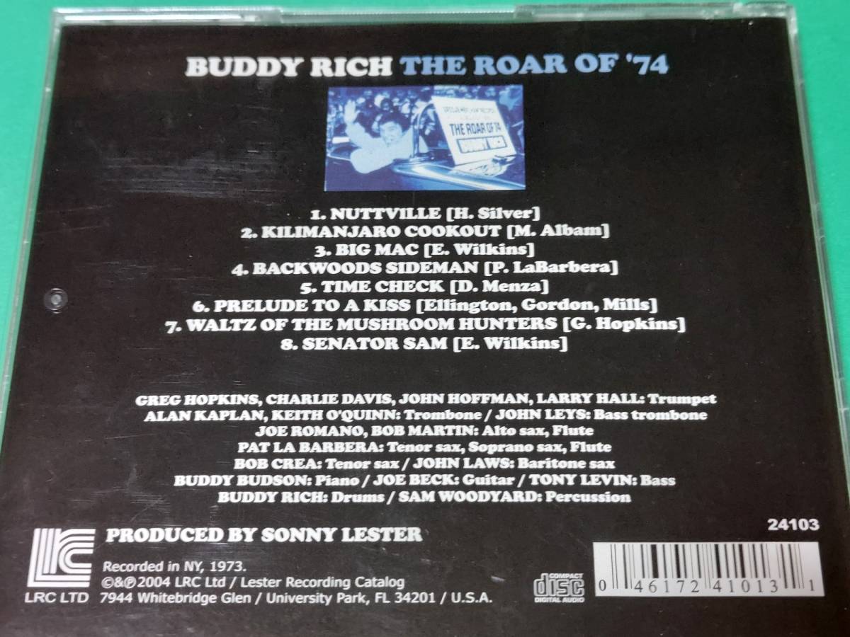 G 【輸入盤】 バディ・リッチ BUDDY RICH / THE ROAR OF '74 中古 送料4枚まで185円_画像2