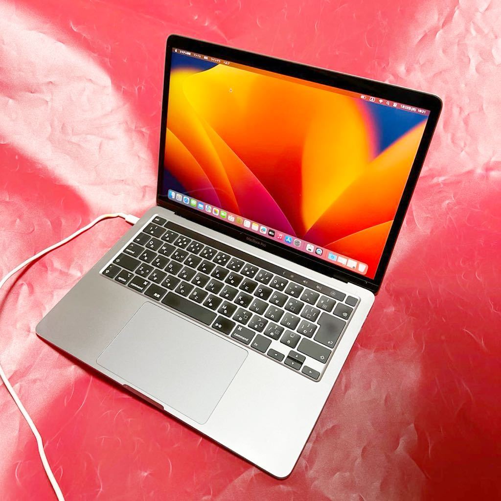 少難 Apple MacBook Pro 13-inch 2020 Core i7 メモリ32GB ストレージ1TB(SSD) Webカメラ 無線Lan バッテリー修理推奨 SK2401-0C_画像1