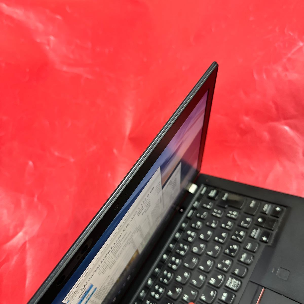 難あり 軽量 ハイスペック八世代Core i7-8550U,メモリ16GB！Lenovo ThinkPad X280 SSD128GB/12インチFHD(1920x1080) Webカメラ SK2401-30_画像9