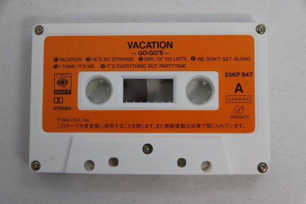 ■カセットテープ■ＧＯ－ＧＯ’Ｓ■バケーション■中古■の画像6