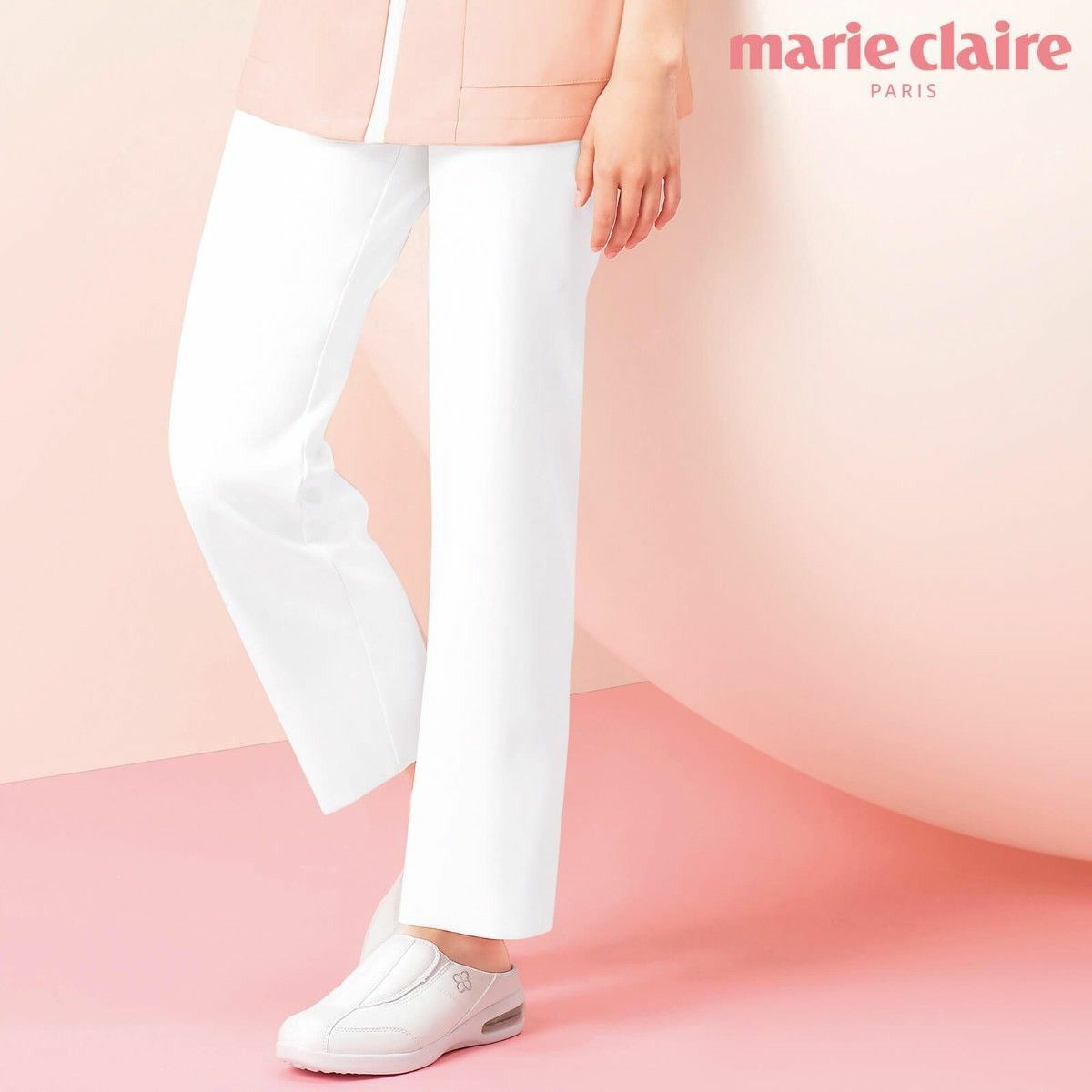 マリ・クレール marie claire！！ストレートパンツ  ズボン ピンク！！かわいい！！