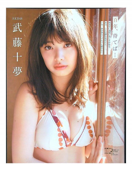 AD441 武藤十夢（AKB48）◆切り抜き 5ページ 切抜き 水着 ビキニ_画像1