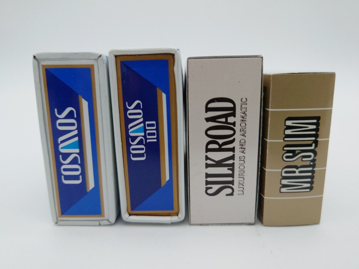 たばこ包装模型 タバコ 自販機ディスプレイ コスモス シルクロード ミスタースリム 金属製 当時物 昭和レトロ レア _画像6