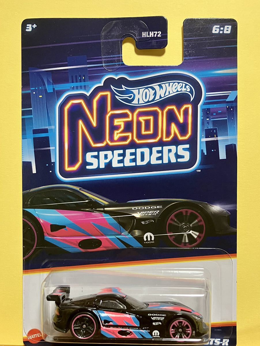 Hot Wheels NEON SPEEDERS SRT VIPER GTS-R_画像1