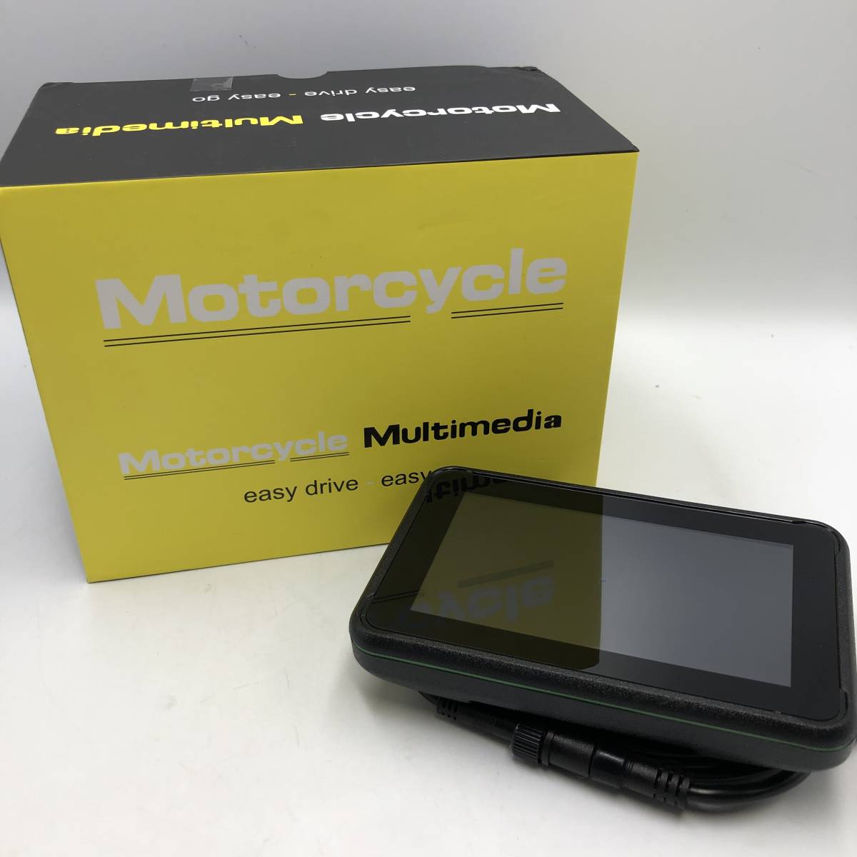 【未検品】carplay Android Auto バイク用 5インチ カーナビ/Y14573-J1_画像1