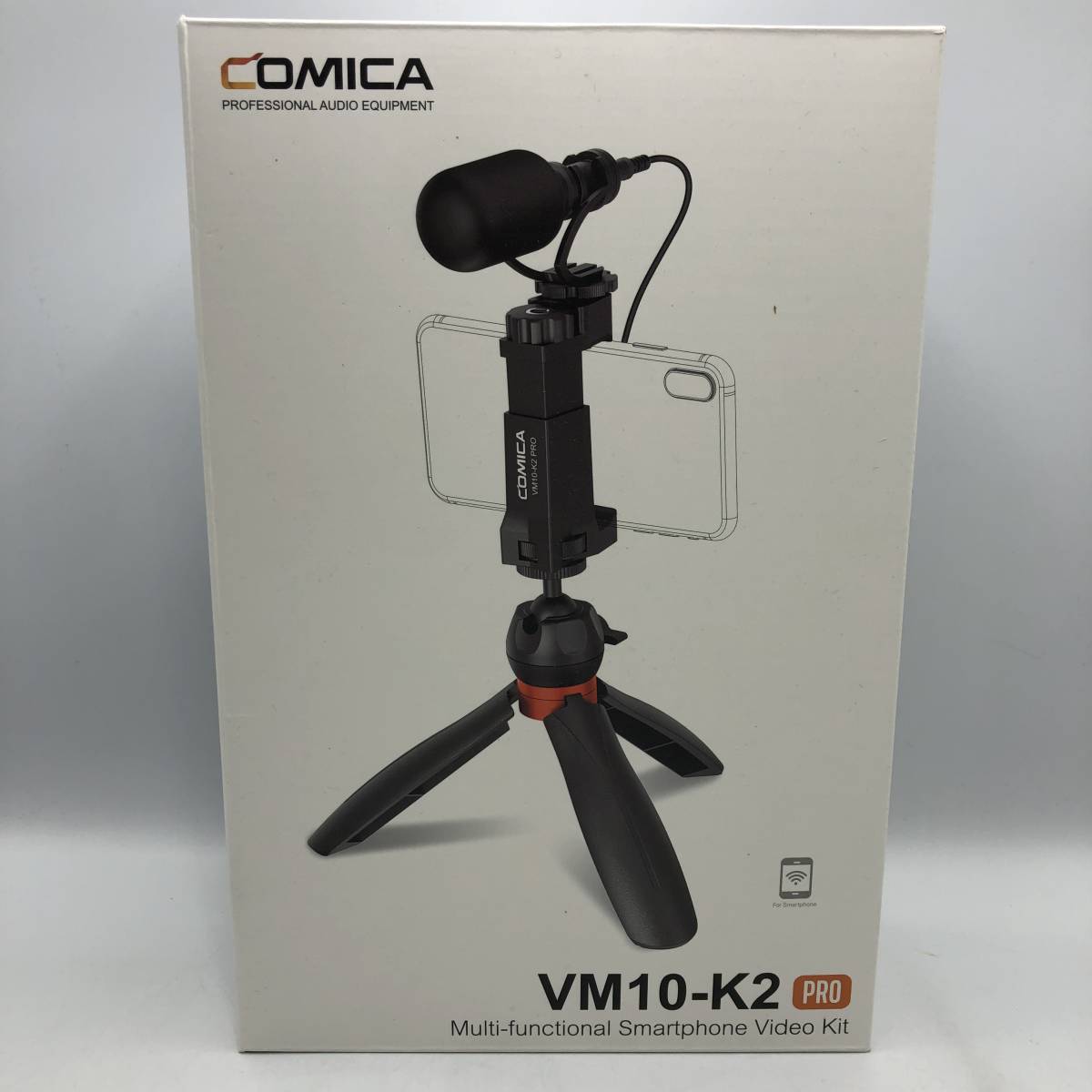 【未検品】COMICA CVM-VM10-K2 PRO スマートフォンビデオマイクキット スマホ外付けマイク/Y14917-E1_画像1