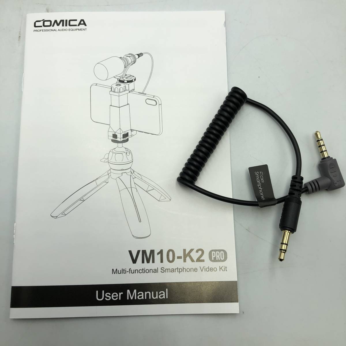 【未検品】COMICA CVM-VM10-K2 PRO スマートフォンビデオマイクキット スマホ外付けマイク/Y14917-E1_画像8