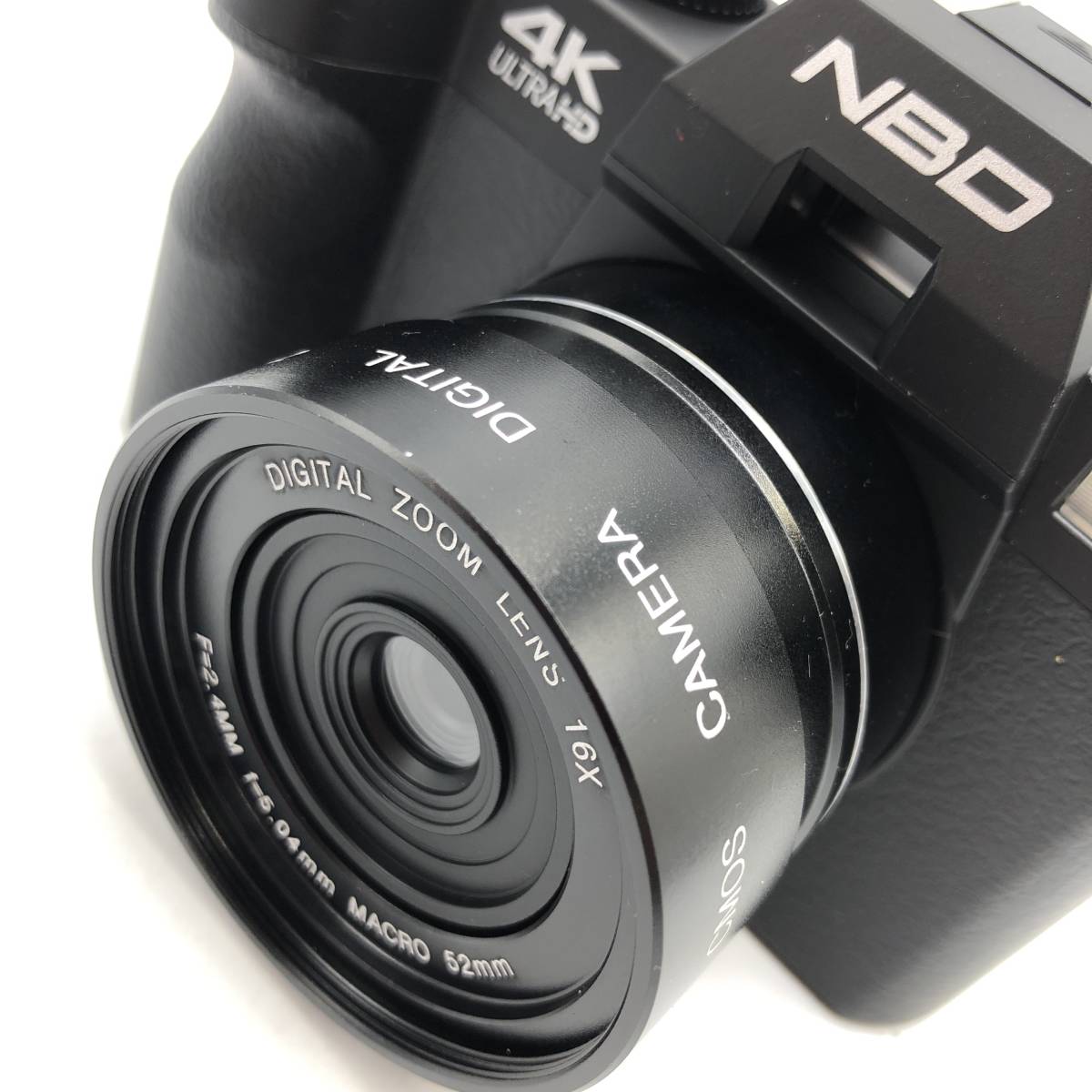 【バッテリーなし】NBD 4k カメラ デジタルカメラ/Y15118-D1の画像9