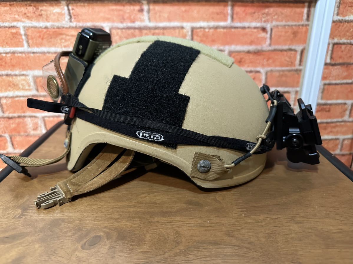 実物 mich2001 devgru navy seals 旧型petzl e+lite 旧型 epic air kroop’s ゴーグル 実物ストロボライト old gen ヘルメット_画像2