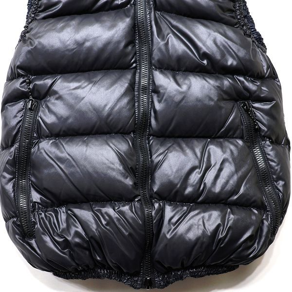 DUVETICA (デュベティカ) FEBE-ERRE DOWN VEST / リバーシブル ダウンベスト 美品 ブラック × ネイビー 42_画像4