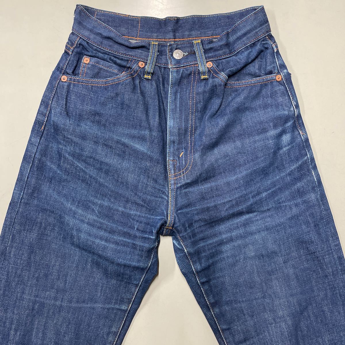 LEVIS VINTAGE CLOTHING リーバイスヴィンテージクロージング レディース デニム パンツ ジーンズ W26 セルビッジ 赤耳 701 モンローデニム_画像7