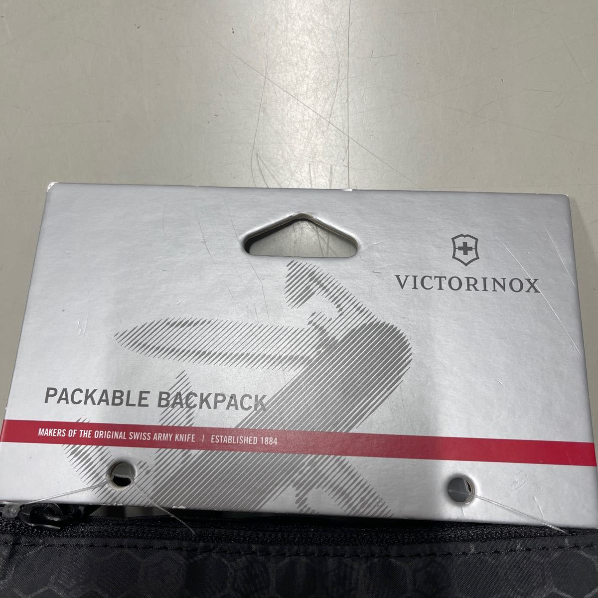 ヴィクトリノックス VICTORINOX パッカブルバックパック リュック 黒 ブラック 未使用 バック BAG リュックサック_画像3